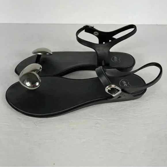 ❤️ Melissa sandals heart women  size 6 black - Picture 4 of 7